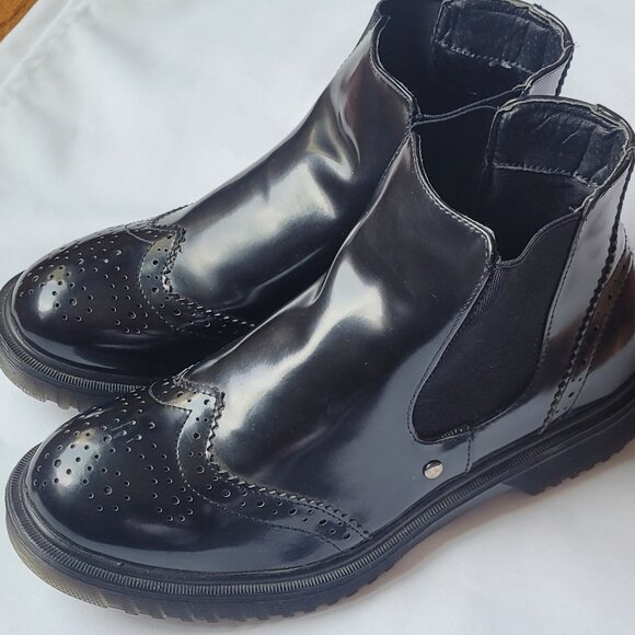 Electric Karma  Black London Chelsea Boots-Size‎ 7 - Picture 1 of 4